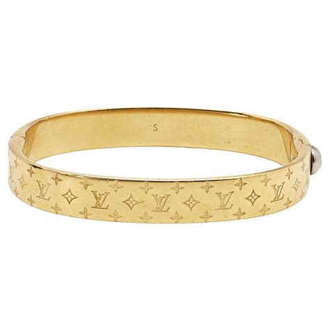 louis vuitton gold cuff|louis vuitton monogram cuff bracelet.